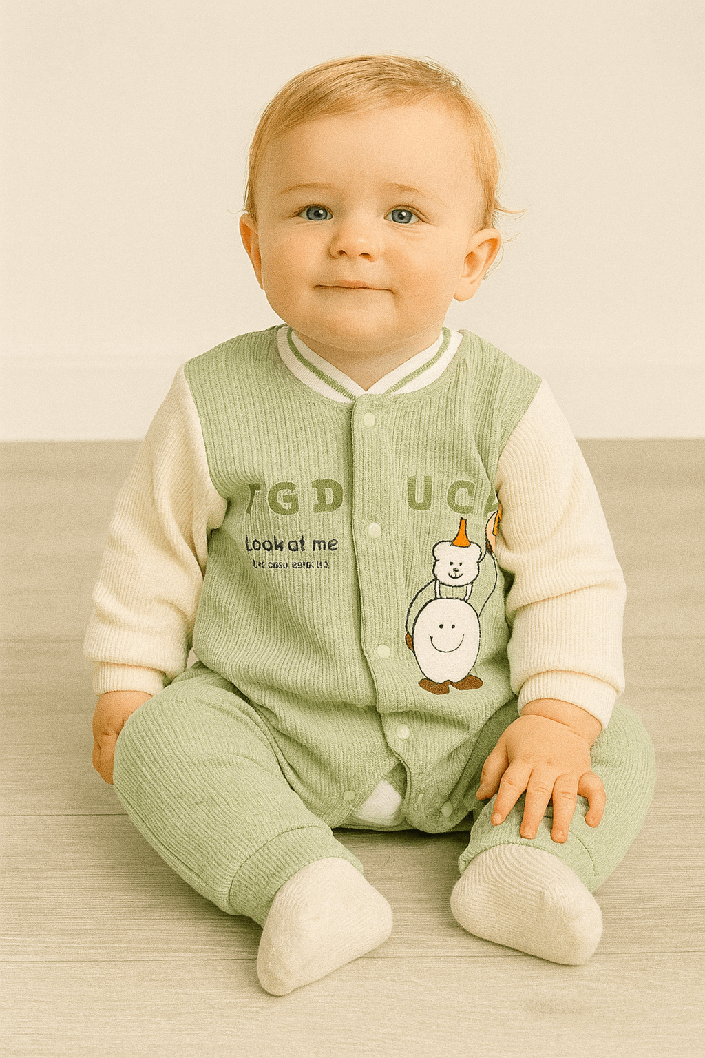 Winter Romper Baby Outfit KDC 11 - Kiddiesco Main image