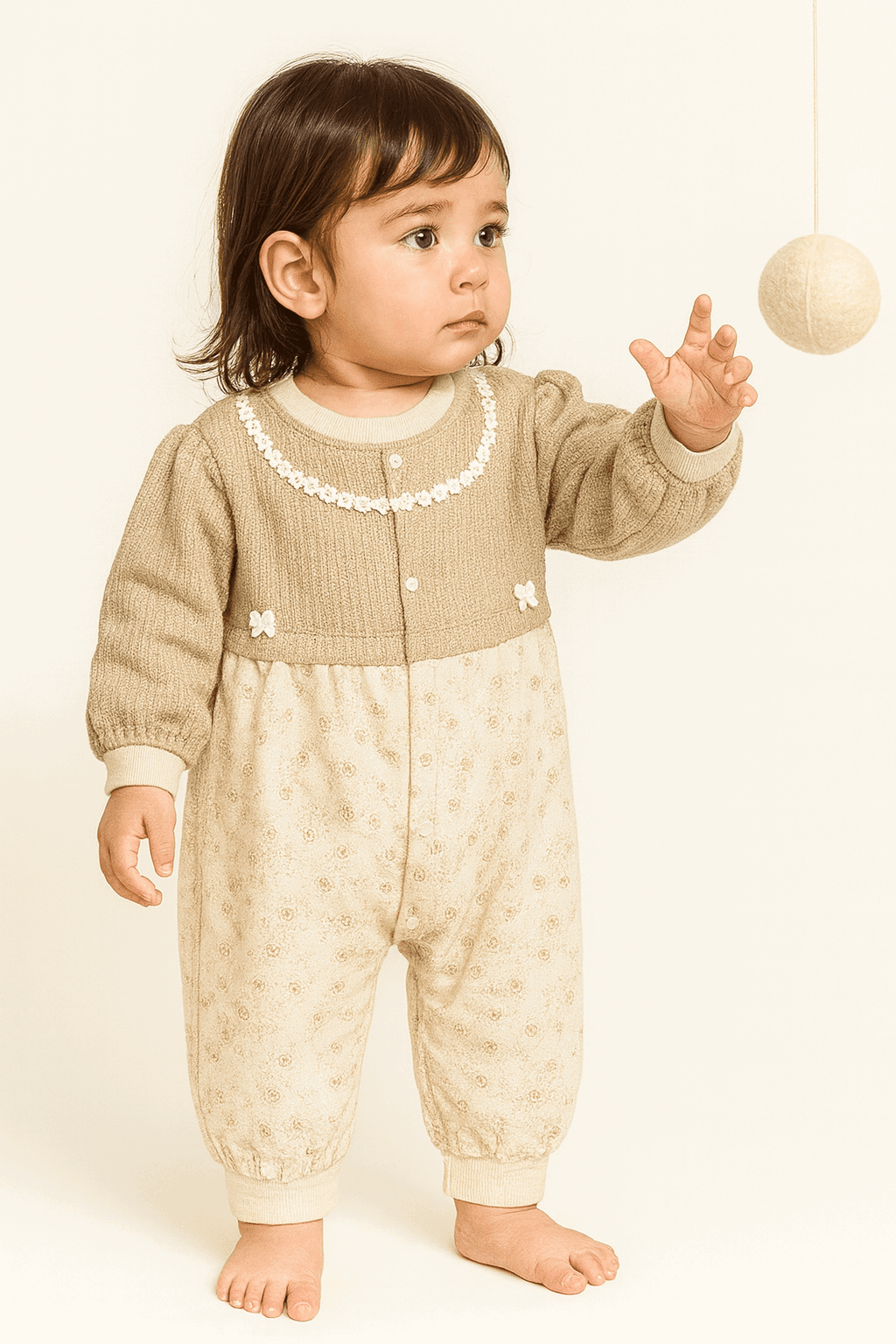 Winter Romper Baby Outfit KDC 194 - Kiddiesco Main image