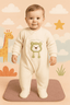 Winter Romper Baby Outfit KDC 197 - Kiddiesco