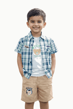 Wision Bear Kids Summer Outfit 3PCS Set - Kiddiesco