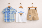 Wision Bear Kids Summer Outfit 3PCS Set - Kiddiesco