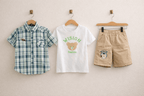 Wision Bear Kids Summer Outfit 3PCS Set - Kiddiesco